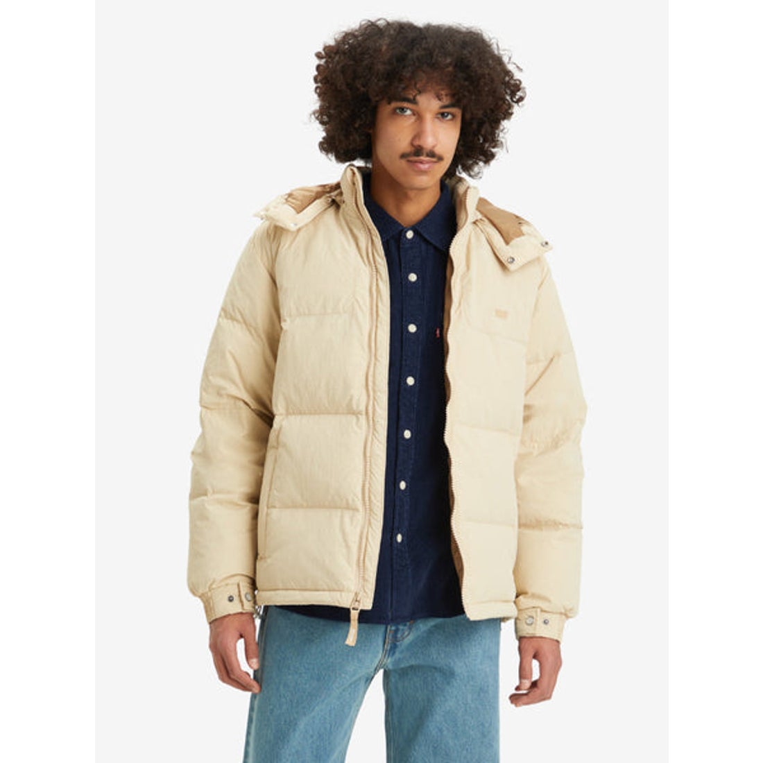 リーバイス LEVI'S ROCKRIDGE ショートダウンジャケット ベージュ