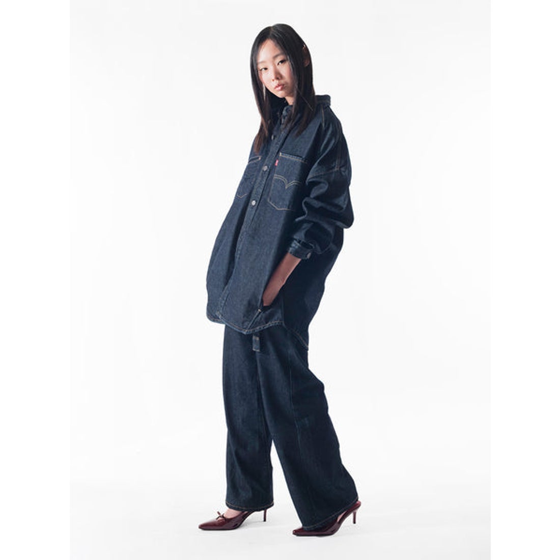 リーバイス LEVI'S TWISTED BAGGY ジーンズ ダークインディゴ （Dark
