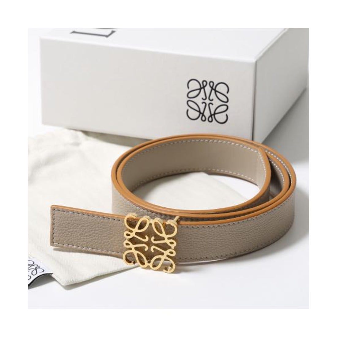 ロエベ LOEWE LOEWE ベルト E821Z26X09 アナグラム リバーシブル