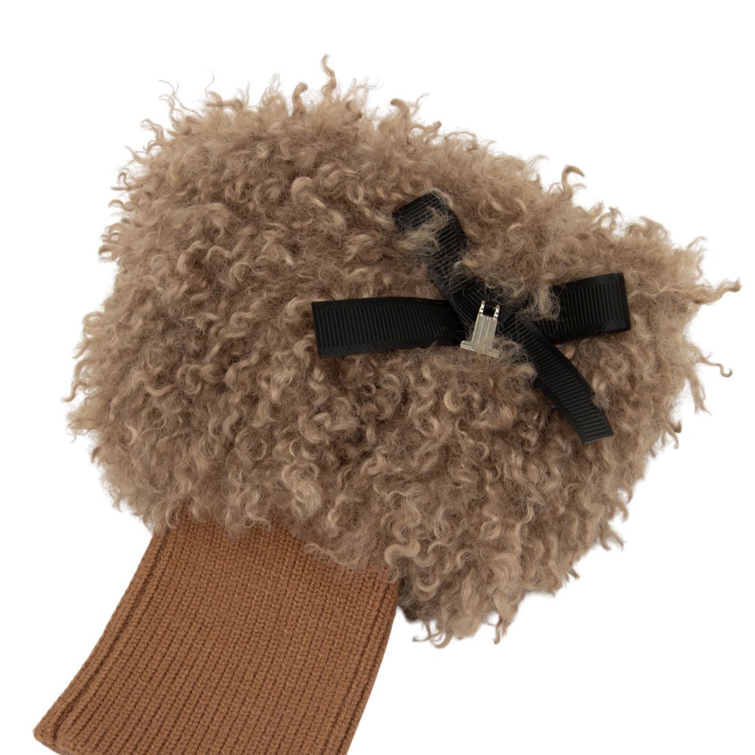 ランバン スポール LANVIN SPORT フェイクファーレッグウォーマー