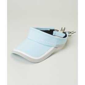 LANVIN SPORT ラインデザインサンバイザー【UV/リボン取り外し可