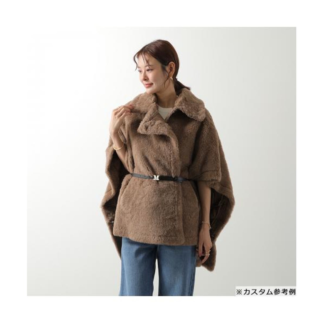 マックスマーラ Max Mara MAX MARA ポンチョ TEBE4 テディベア ケープ