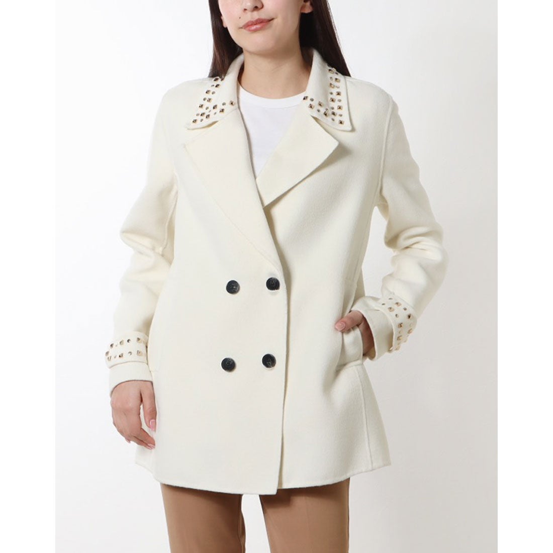 マレーラ MARELLA コート （ホワイト） -waja bazar - 海外