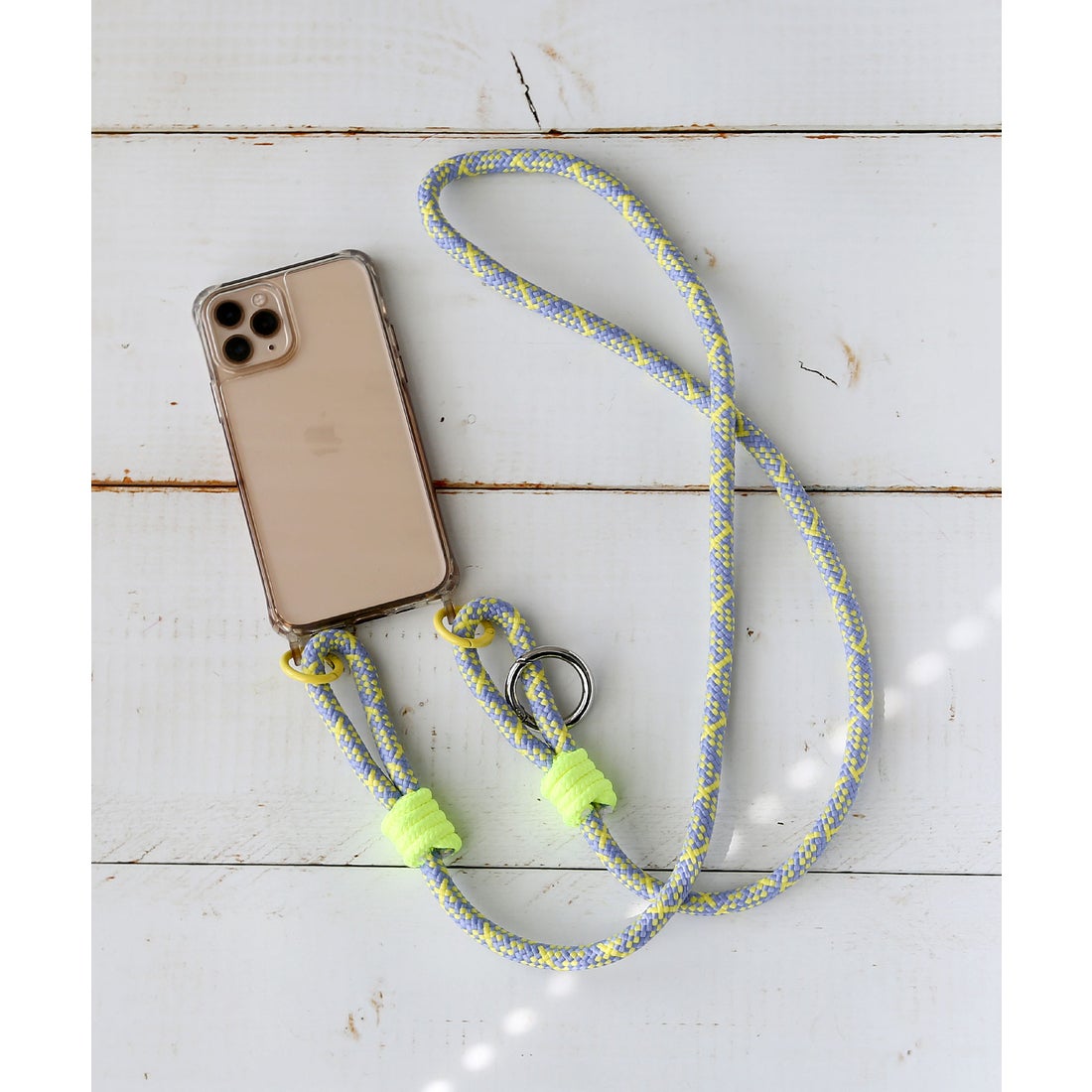 コレカラ colleca la カラーロープ/パラコード スマホショルダー