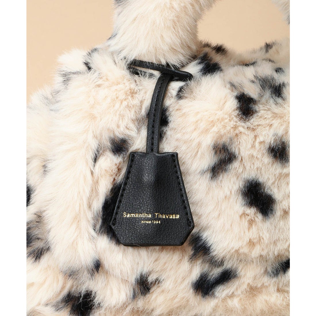 サマンサタバサ Samantha Thavasa ソフトファー ハンドバッグ (マルチ