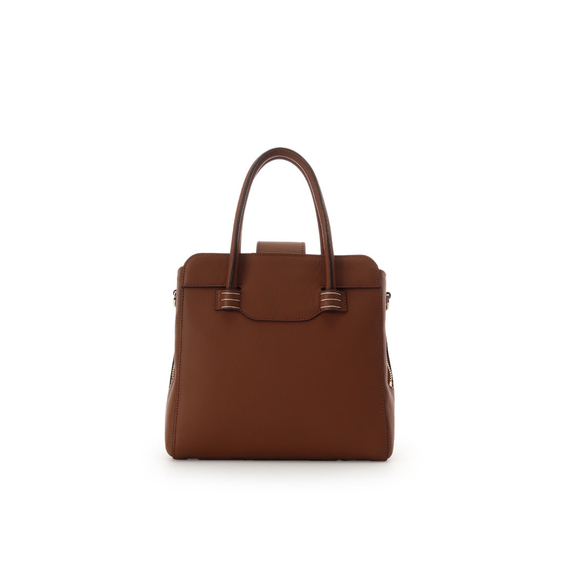 サマンサタバサ Samantha Thavasa スクエアシェプレザーハンドバッグ