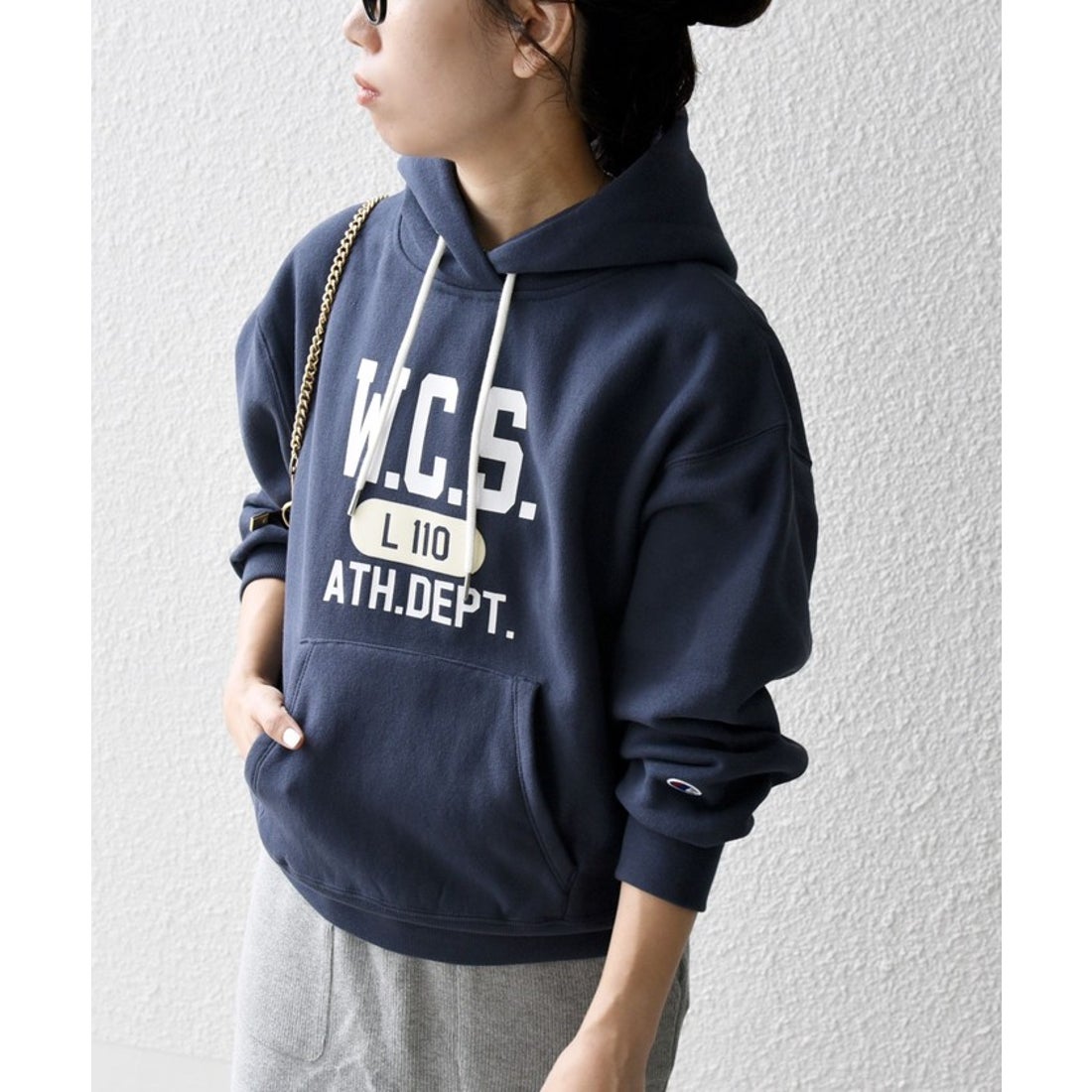 シップス エニィ SHIPS any Champion:〈洗濯機可能〉リバースウィーブ