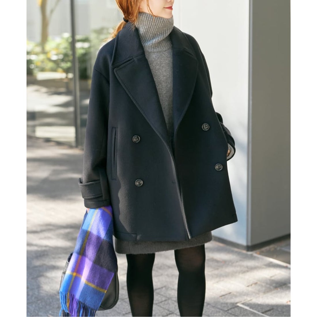 スピック＆スパン Spick & Span 《追加》S160ビーバーPコート （グレー