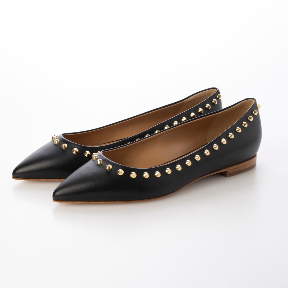 ペリーコ PELLICO STUDS フラット パンプス （BLACK） -靴