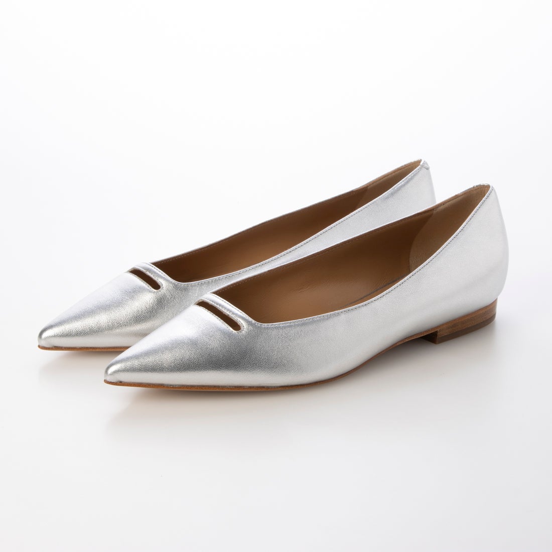 ペリーコ PELLICO ANIMA ANELLI フラットパンプス （SILVER） -靴