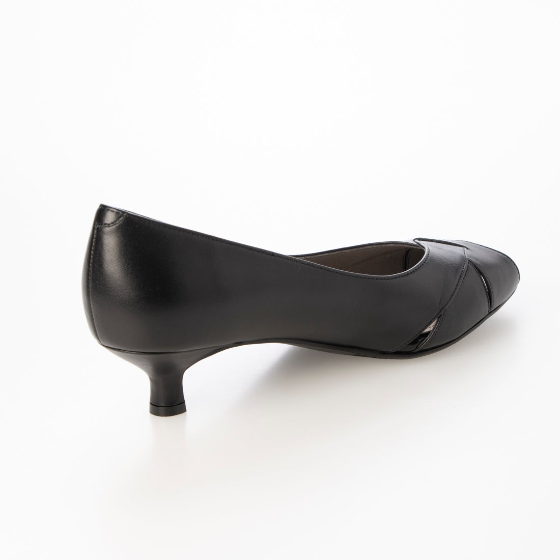 リズ ラフィーネ Riz raffinee オープントゥパンプス （ブラック