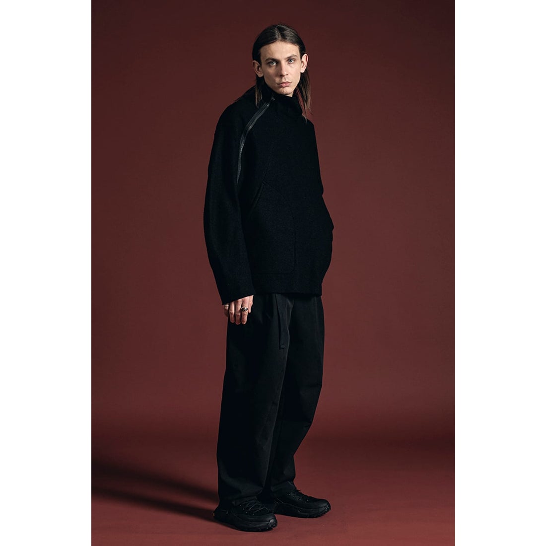 The Viridi-anne Fulling Pullover Jacket （Black） 通販 大阪/京都