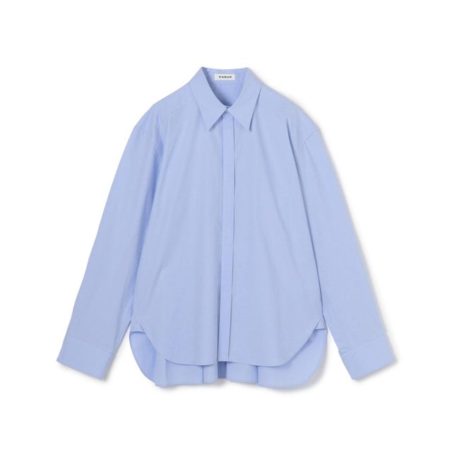 キャバン CABaN コットンシルクタイプライター ランダムダックシャツ