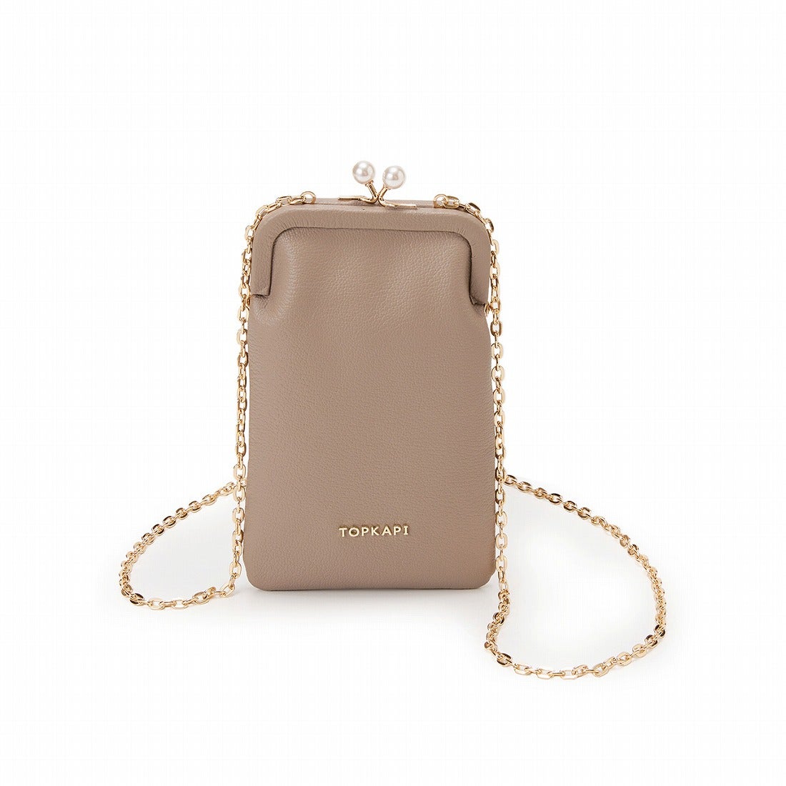 トプカピ TOPKAPI シュリンクレザー パール チェーン ショルダー