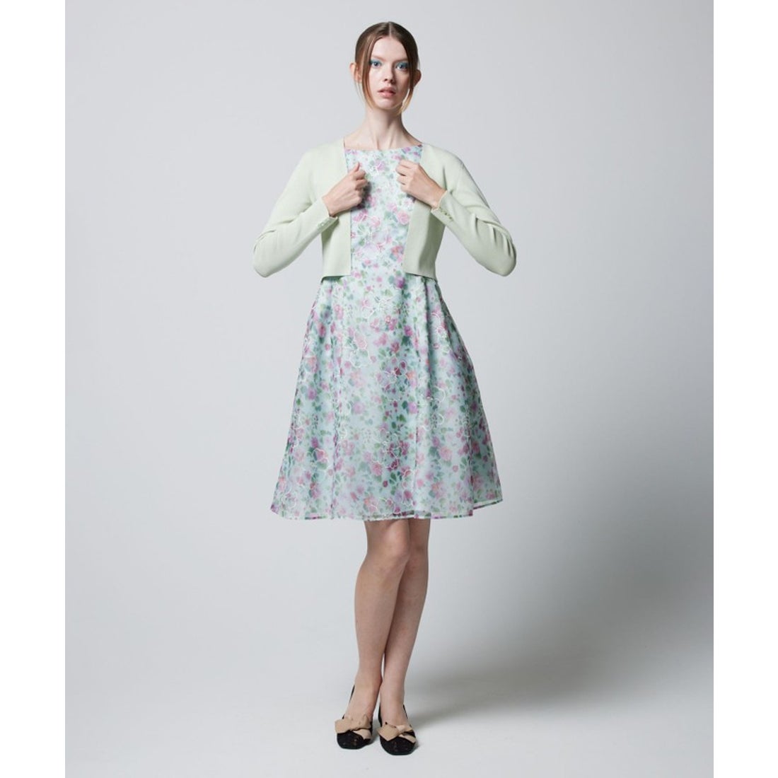 トッカ TOCCA 【消臭＆洗える！】COMING UP ROSES ドレス （ブルー系7