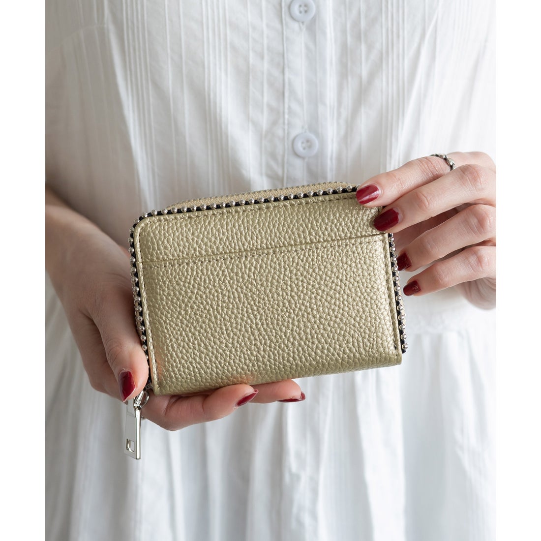 ヴィータフェリーチェ VitaFelice ボールスタッズカード＆コインケース