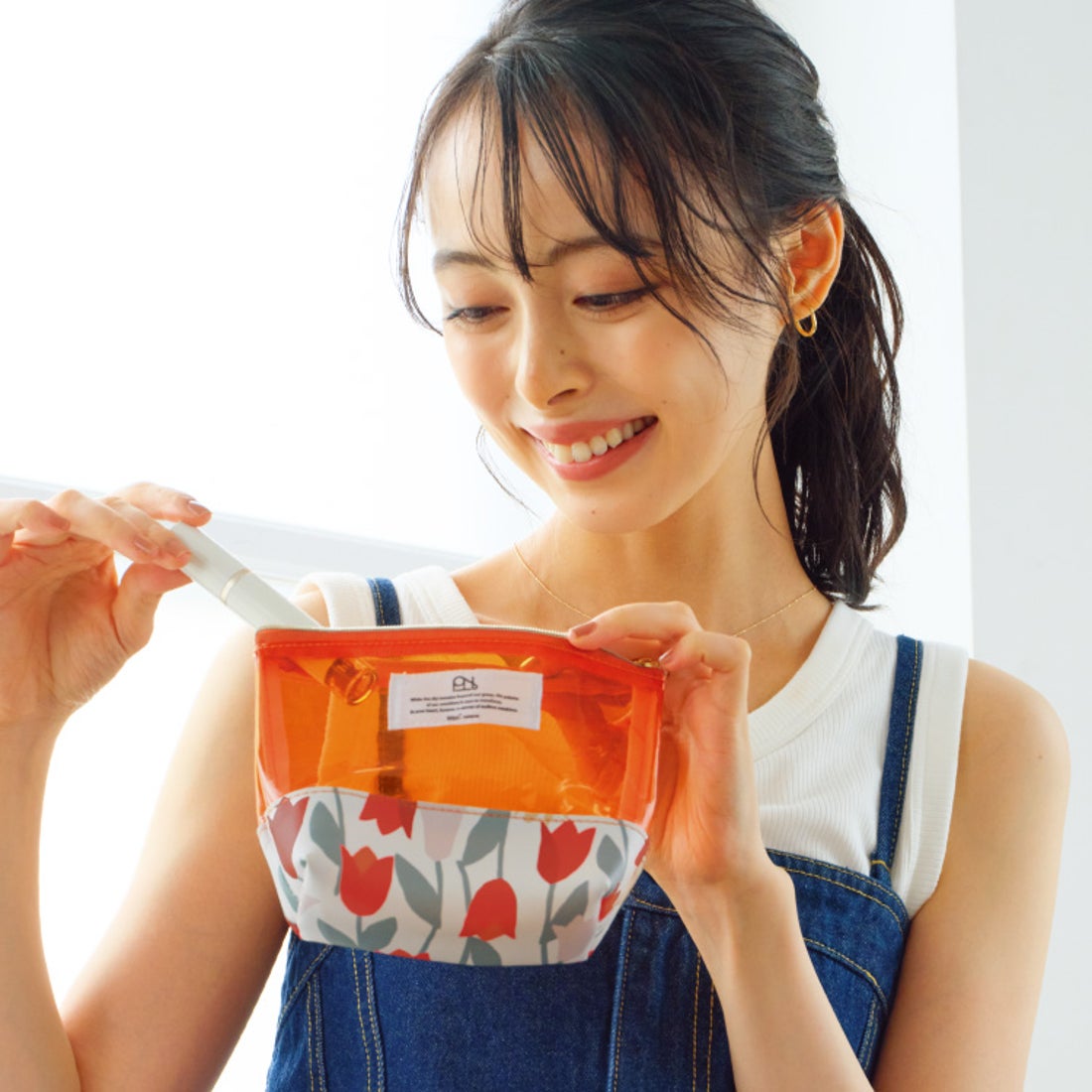 Wpc.】ポーチ クリアカラー舟形ポーチ クリアポーチ 中身が見える