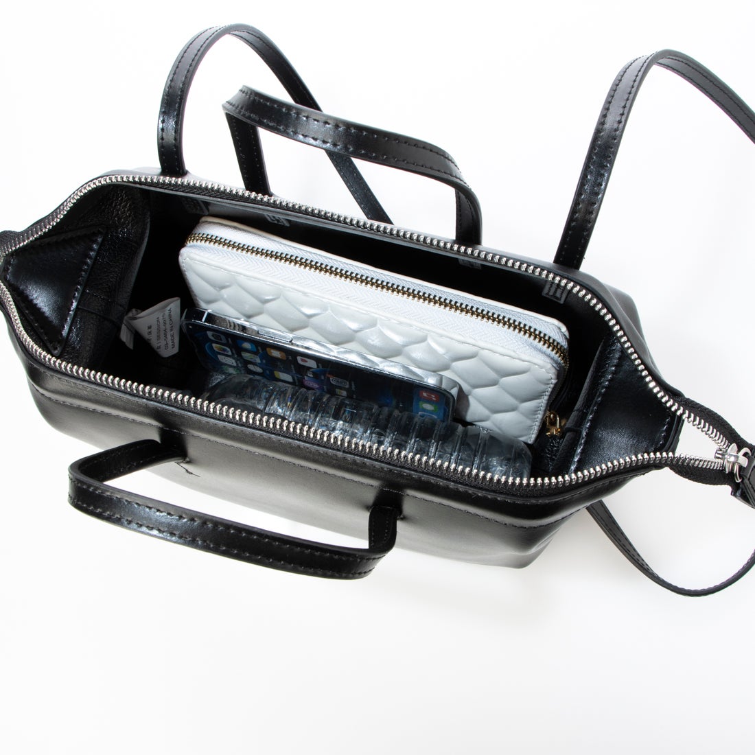 ヤーキ YAHKI ソフトダブルフェイスレザー2WAYボストンバッグ （BLACK