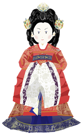 朝鮮王朝 王妃服装 円衫 イラスト付き解説 - 戦国未満