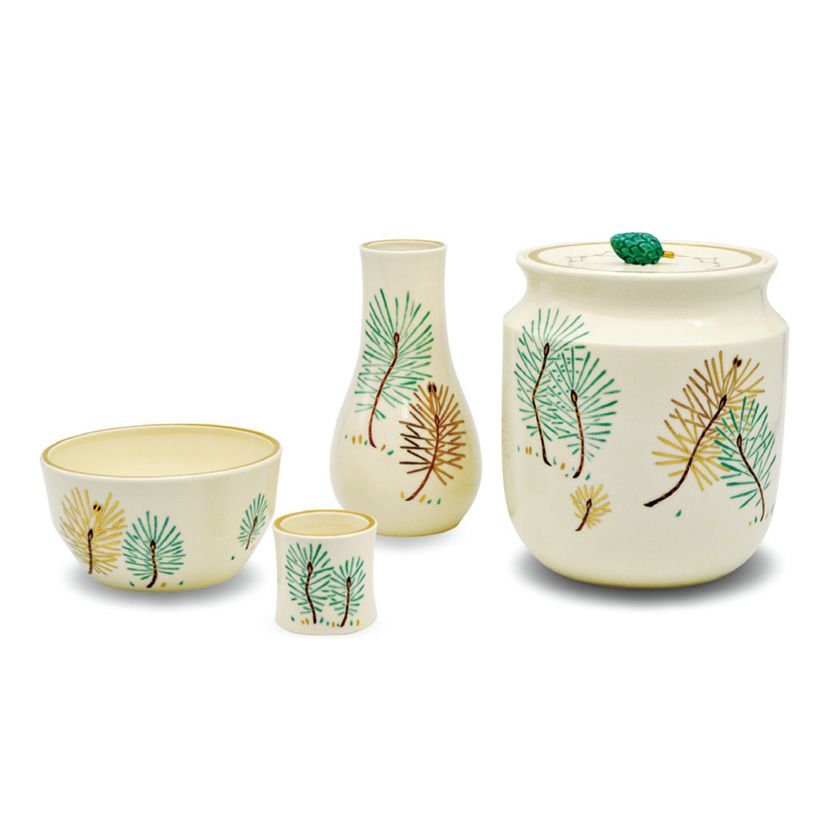 茶道具 皆具（かいぐ） 皆具 仁清 若松 燦光窯 | 千年の香り 千紀園