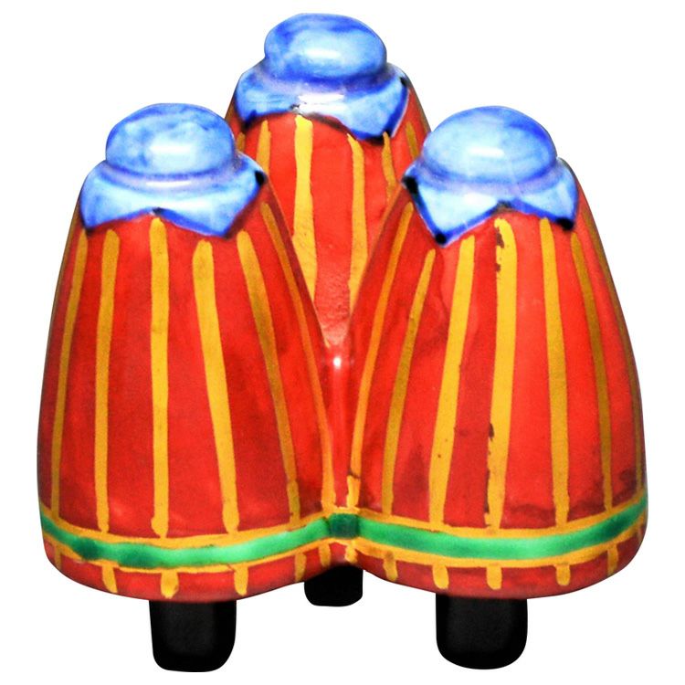 茶道具 蓋置（ふたおき） 蓋置 色絵 傘 高野 昭阿弥 | 千年の香り 千紀園