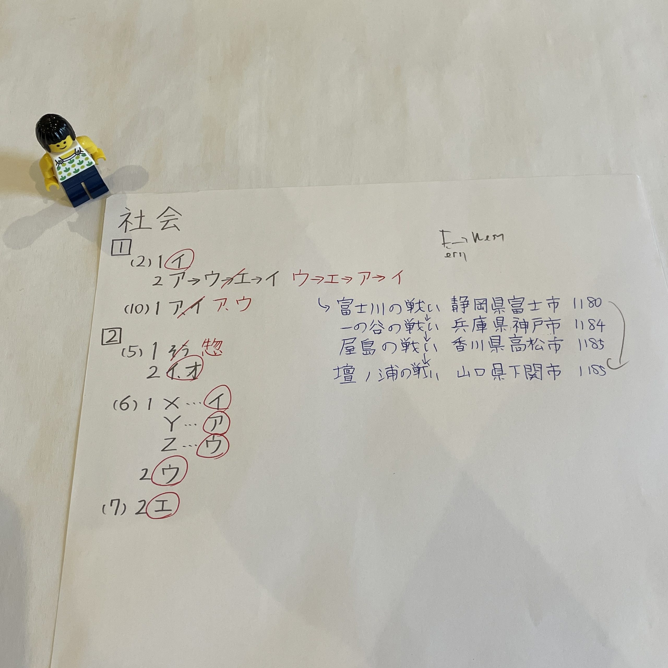 小5/サピックス：2020年11月/マンスリー確認テスト（見直し） | 『戦記』