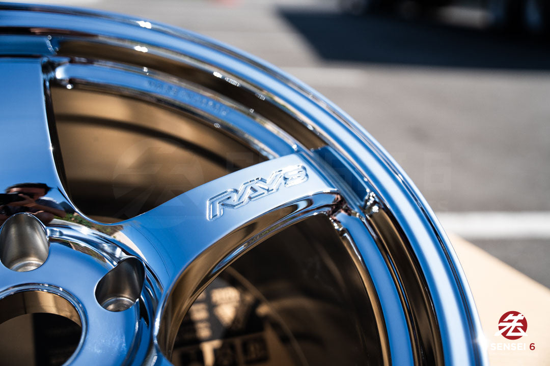 Gram Lights 57CR / 18x9.5 +22 / 5x114.3 / Chrome – Sensei 6