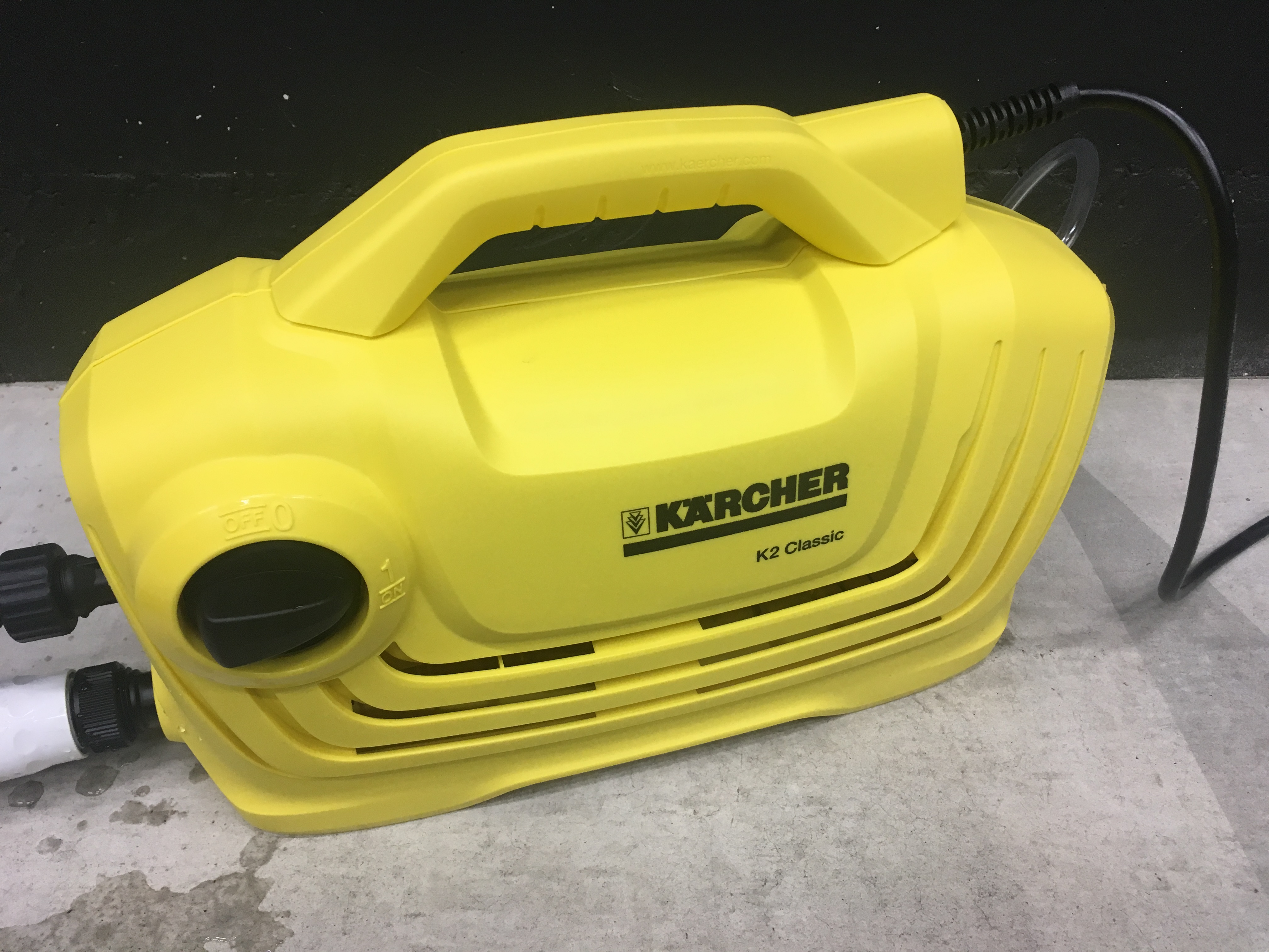 下回り、足回りの泥を落とす洗車におすすめ！高圧洗浄機ケルヒャー『K2