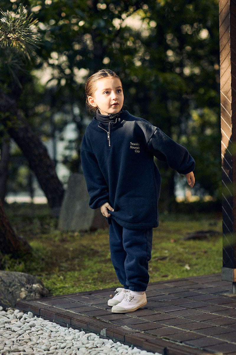SEA CHIBI ”Seavalley Mountain Club” HALF-ZIP SWEAT PULLOVER