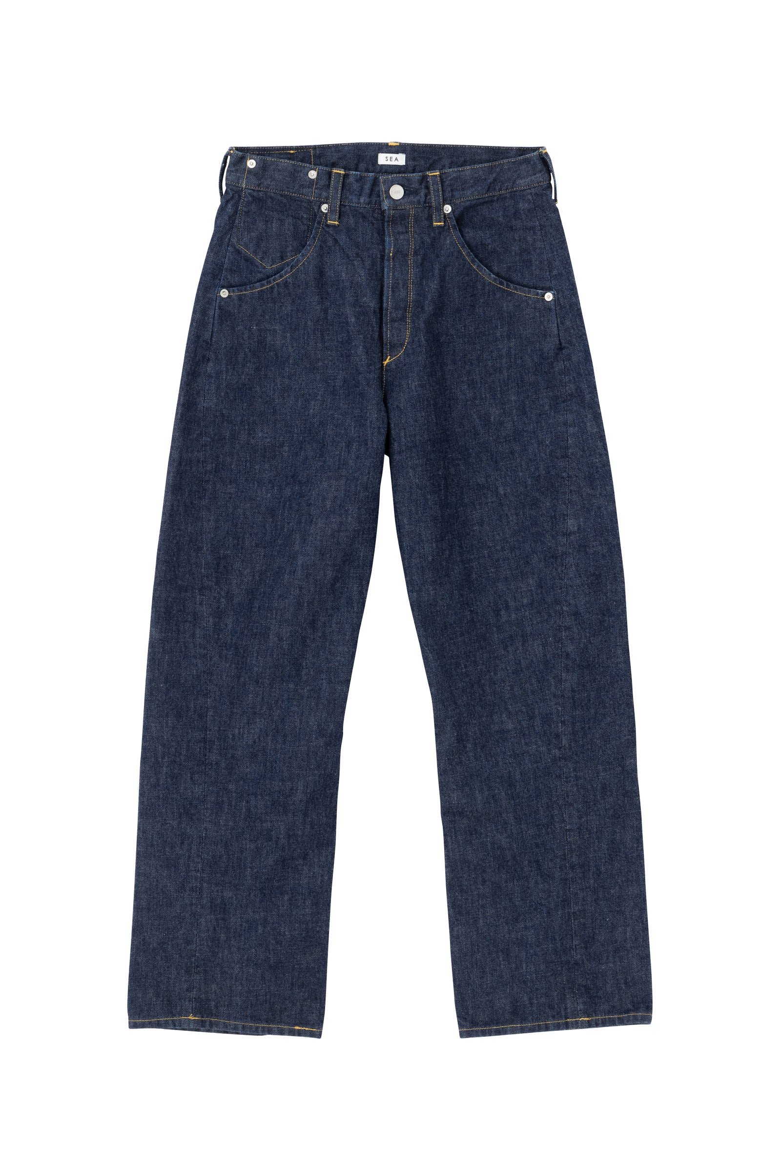 SEA 13oz 3D TWISTED DENIM PANTS