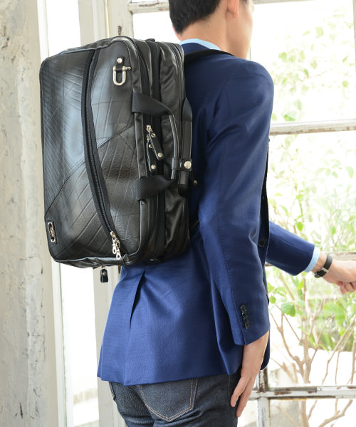 森野帆布コラボ／3WAYビジネスバッグ エクスパンダブル | 日本職人が
