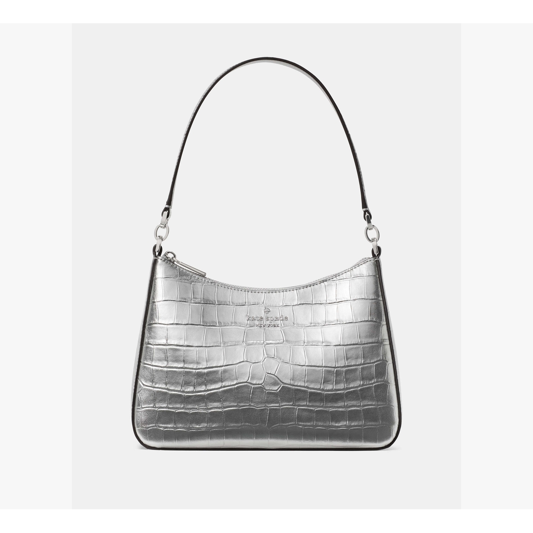 Margot Metallic Croc Embossed Convertible Shoulder Bag available