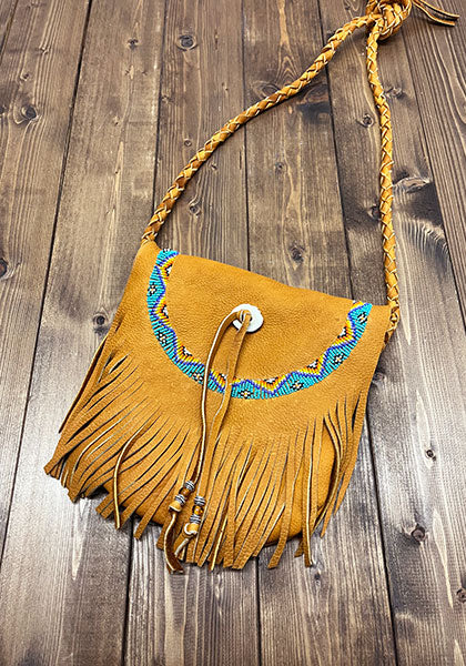 Nasngwam.× EARLY MORNING BEADS MEDICINE BAG / 鹿革バッグ 通販 SEEK