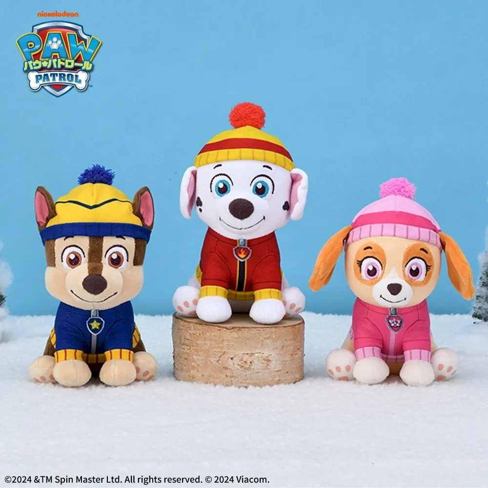 パウ・パトロール ウィンターぬいぐるみ｜プライズ・くじ・グッズ情報