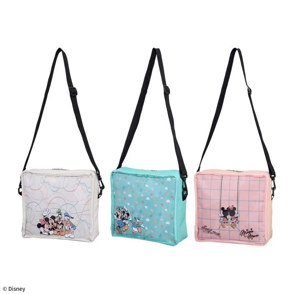 ミッキー&フレンズ プレミアムクリア窓付ショルダーバッグ ～くすみ