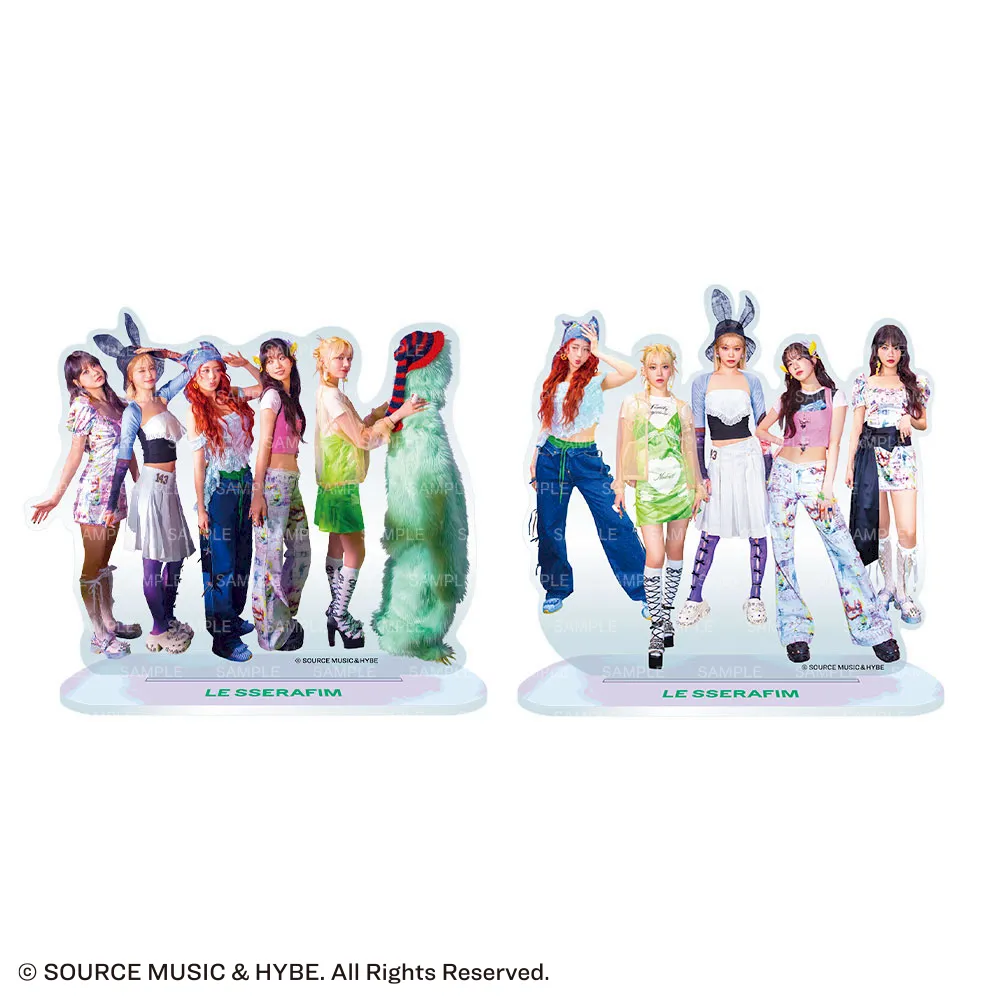 LE SSERAFIM 'CRAZY' プラチナムザッカビッグアクリルスタンド