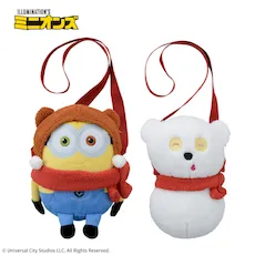 ミニオン プラチナムザッカショルダーバッグ “ボブ&ゆきだるまティム