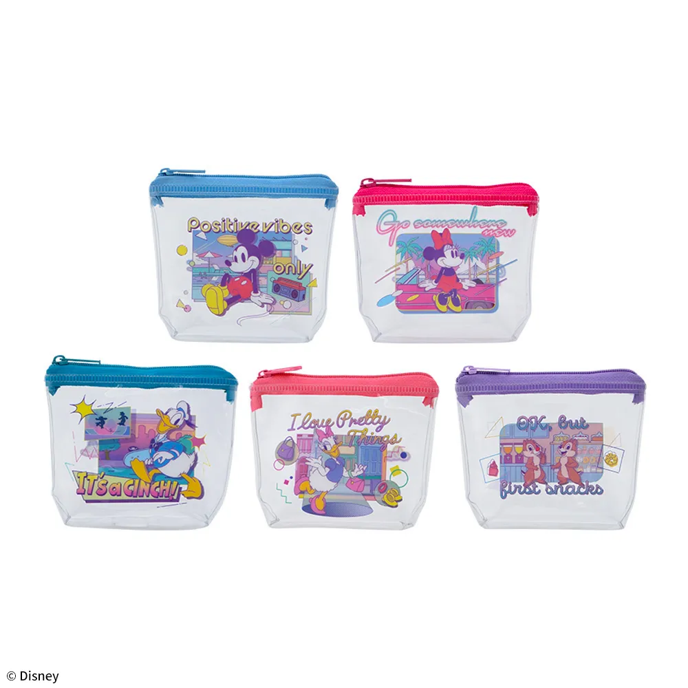 ミッキー&フレンズ クリアミニポーチ ～SUMMER POP～｜プライズ・くじ