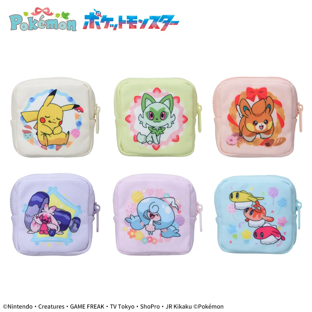 ポケットモンスター スクエアプチポーチ｜プライズ・くじ・グッズ情報