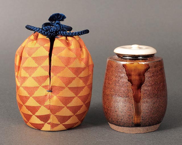 通販販売【茶道具】 茶入 「橋立」写 笹田有祥 *名物茶入*井上世外