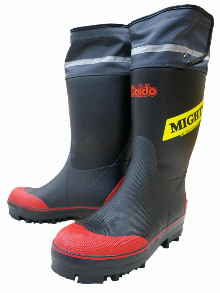 品番：レンジャーマイティブーツNS）【日本製】スパイク安全長靴（鋼鉄