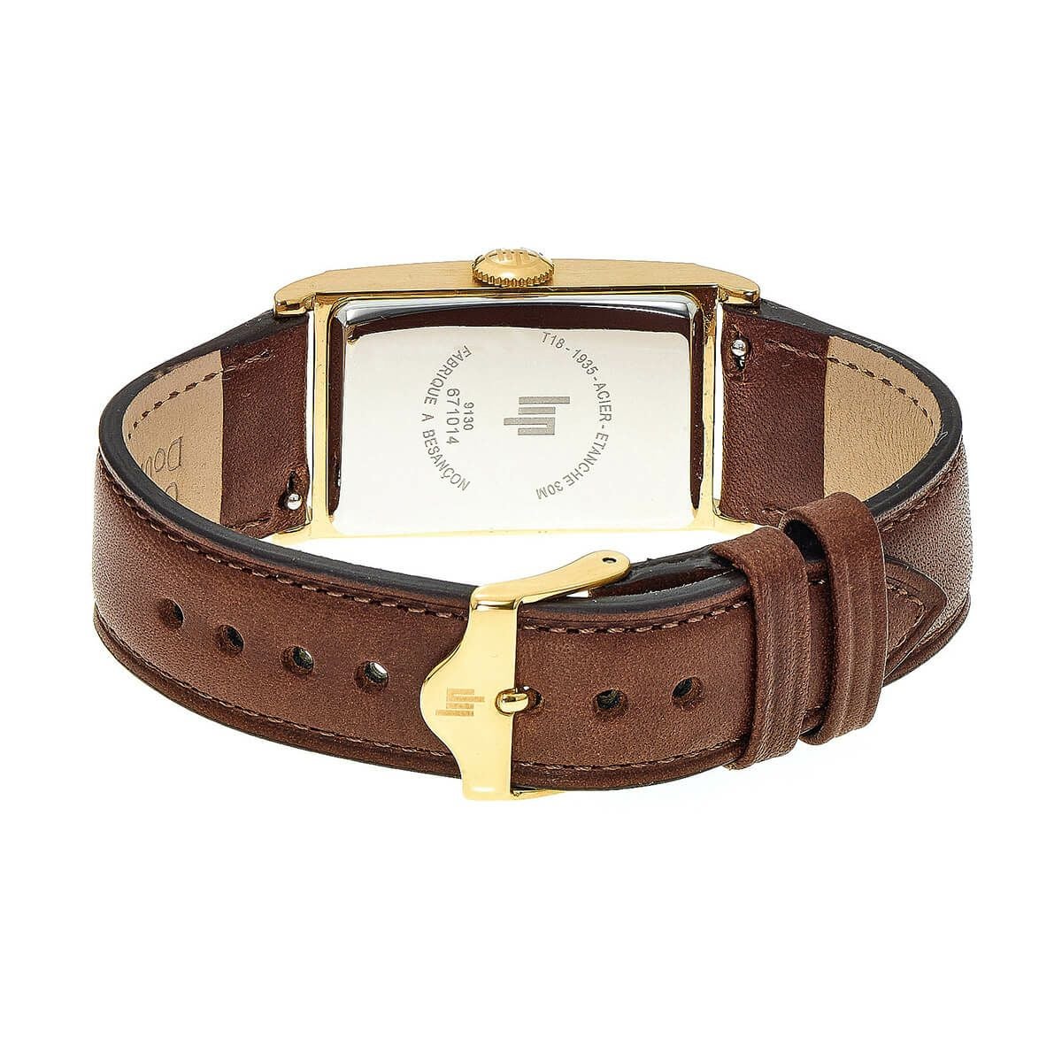 LIP / リップ チャーチル T18 ゴールド ダークブラウン レザー メンズ