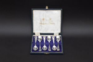 マッピン＆ウェッブ トレフィッド コーヒースプーン（スターリング