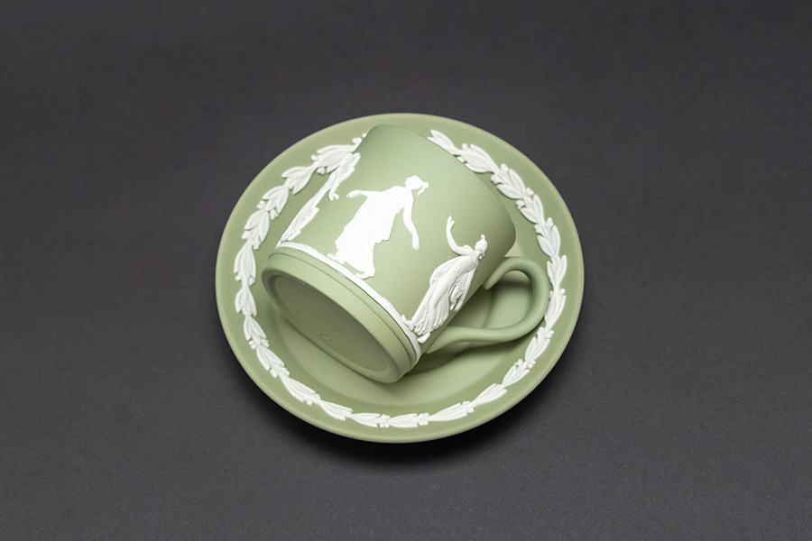 ウェッジウッド ジャスパー（セージグリーン） デミタスカップ