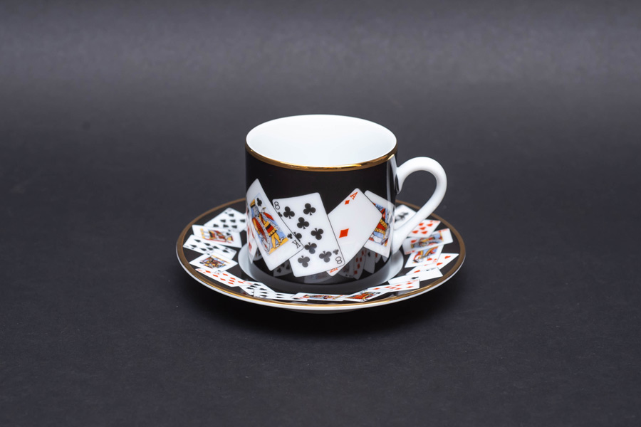 ティファニー トランプ柄 デミタスカップ＆ソーサーを買い取りました