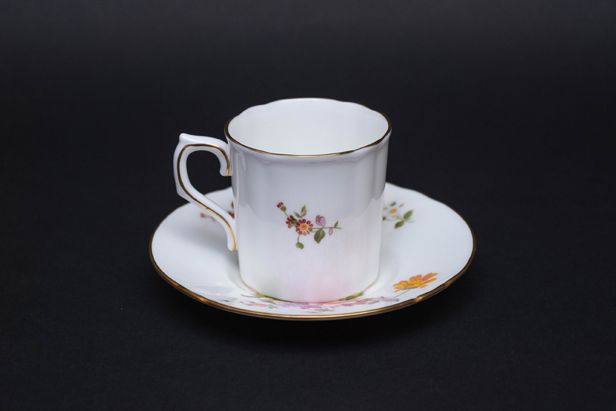 ロイヤル・クラウン・ダービー ポジー デミタスカップ＆ソーサーを