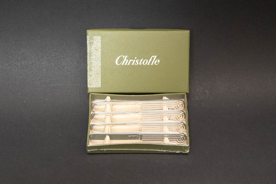 クリストフル ストリエ バターナイフ（4本セット）を買い取りました