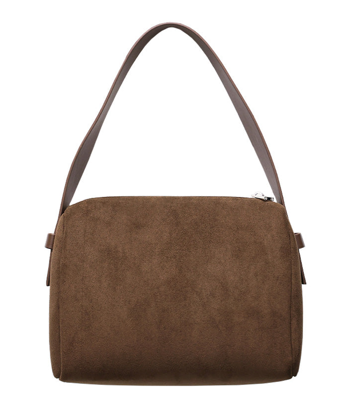 フェイクスエードワンハンドルバッグ【by SON】 – SELECT MOCA