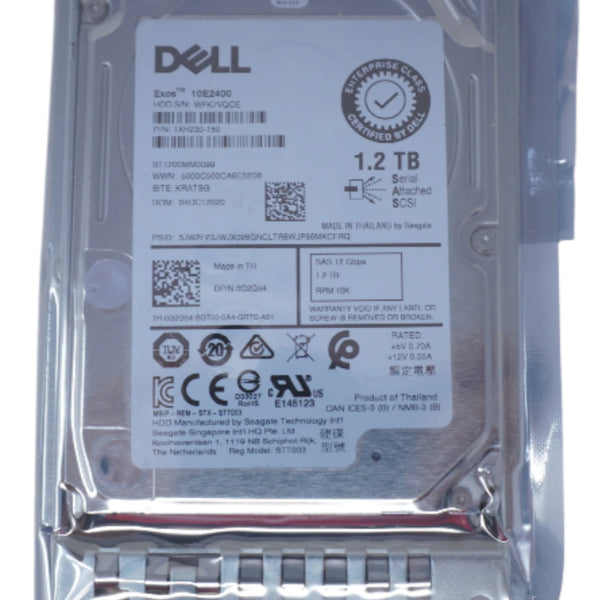 Dell 1.2 TB 10K SAS 12 Gb/s 2.5″ Hard Drive | G2G54