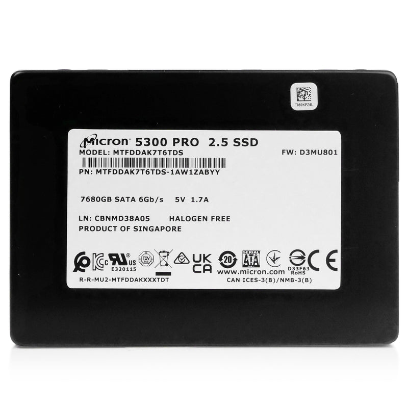 Micron 5300 PRO MTFDDAK7T6TDS 7.68TB SATA 2.5